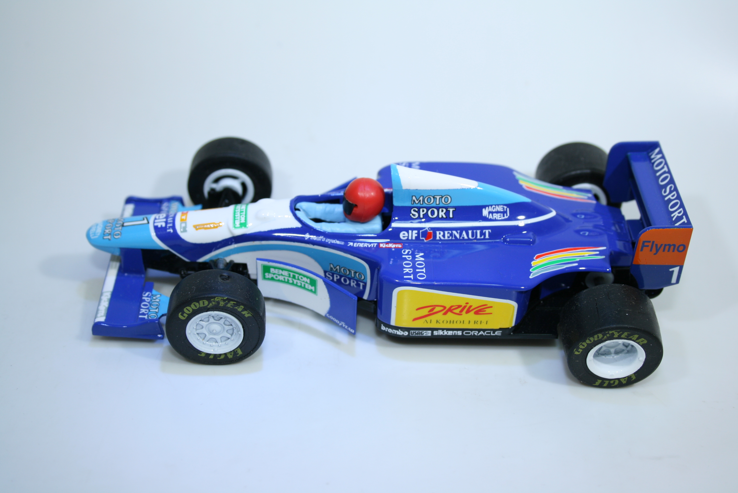 1813 Benetton B195 1995 M Schumacher Scalextric C532 1995 Pre Production Hand Painted