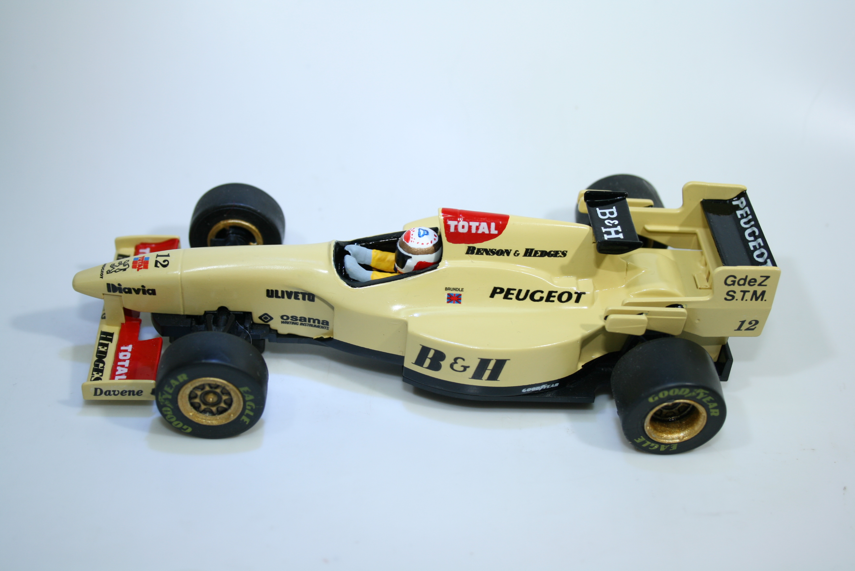 1857 Jordan 196 1996 M Brundle Scalextric Relivery