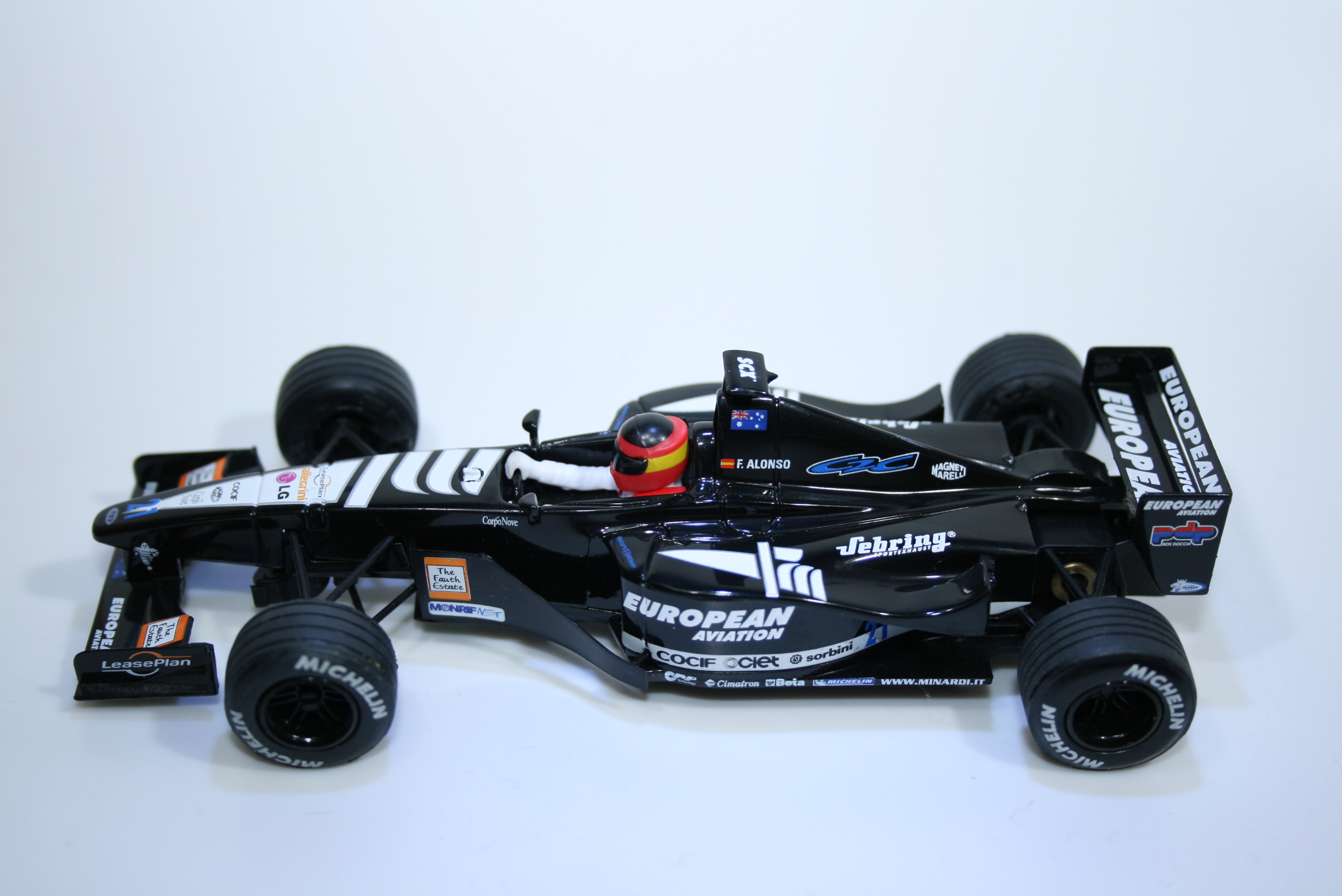 97 Minardi PS01 2001 F Alonso SCX 6194 2001 Boxed